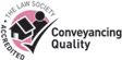 The Law Society Accredited Conveyancing Quality logo.