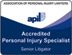 Association of Personal Injury Lawyers (APIL) Accredited Personal Injury Specialist Senior Litigator badge.
