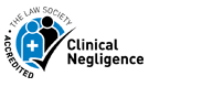 The Law Society Accredited Clinical Negligence logo