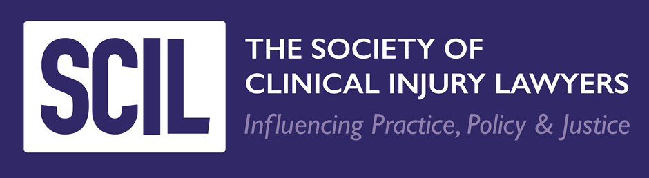 The Society of Clinical Injury Lawyers (SCIL) logo.