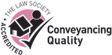 The Law Society Accredited Conveyancing Quality logo.
